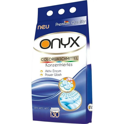 Пральний порошок Onyx Color 8,45 кг, для кольорових речей, 130 циклів прання, п/е (4260145998969)