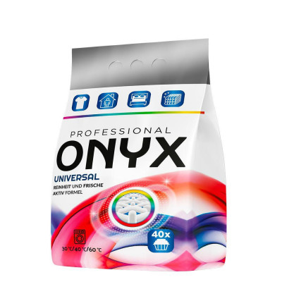 Пральный порошок ONYX Professional Color 2,4 кг, для кольорових речей, 40 циклів прання, (4260145998402)