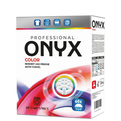Пральный порошок ONYX Professional Color 3,6 кг, для кольорових речей, 60 циклів прання, (4260145998426)