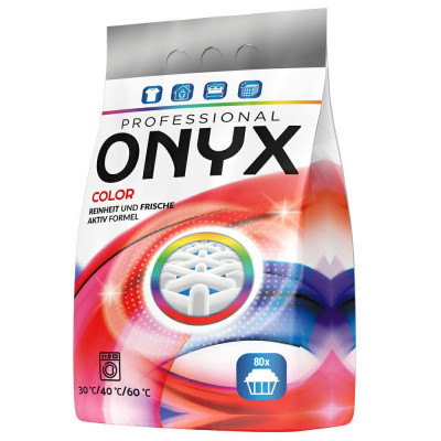 Пральный порошок ONYX Professional Color 4,8 кг, для кольорових речей, 80 циклів прання, (4260145998440)