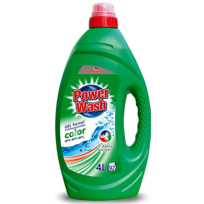 Гель для прання кольорової білизни Power Wash Color 4 л, 92 цикли прання, (4260145991953)