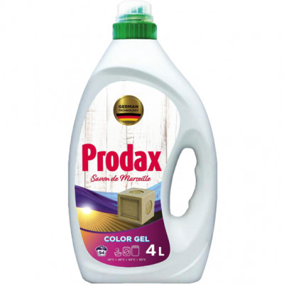 Гель для прання кольорової білизни Prodax Color 4 л, 100 циклів прання, (4260145997801)