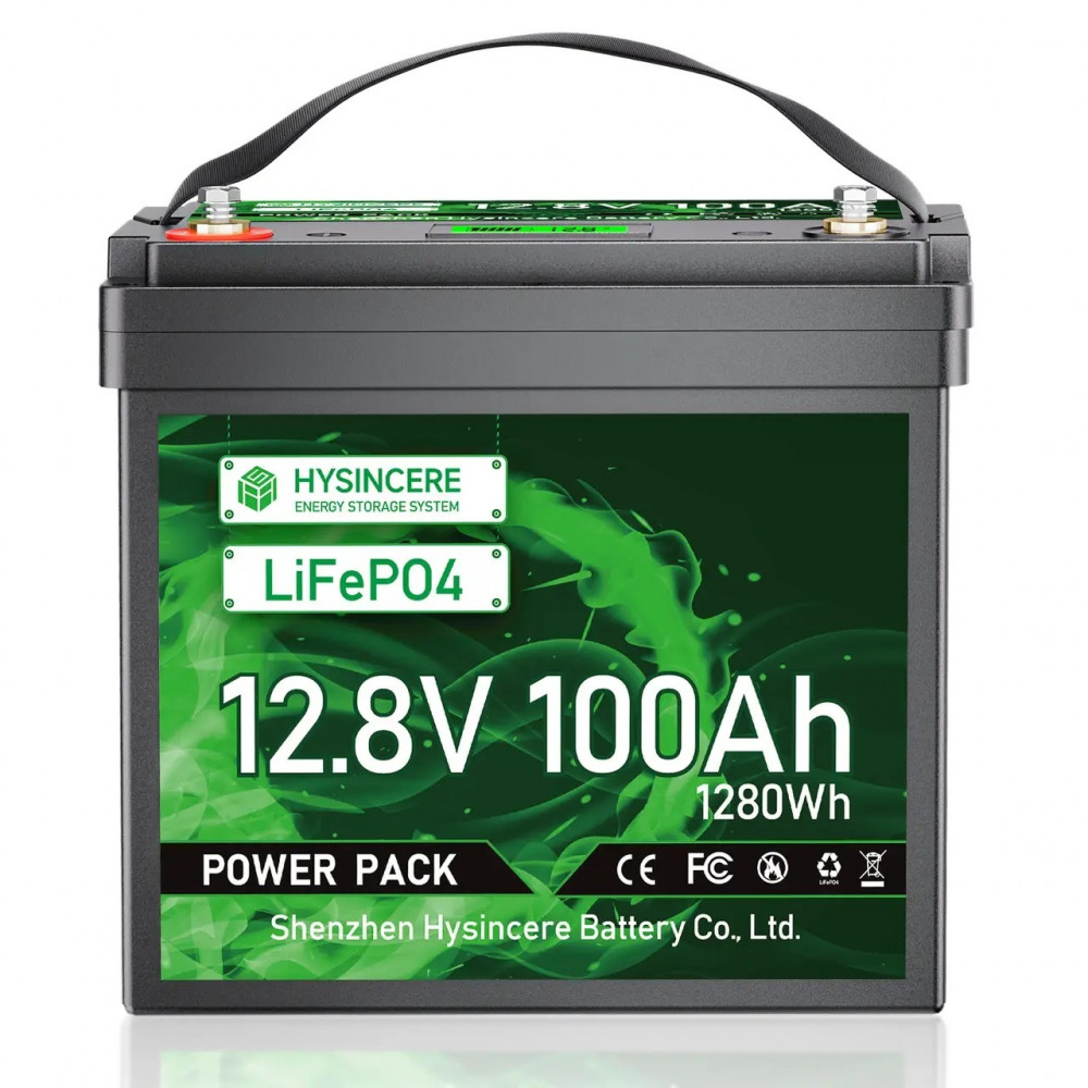 Аккумуляторная батарея HYSINCERE LiFePO4 12.8V 100Ah 1280Wh (HYSINCERE12.8V100Ah)