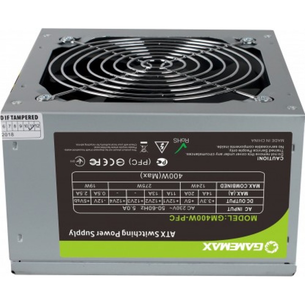 Блок живлення GameMax GM-400W-PFC, 400W