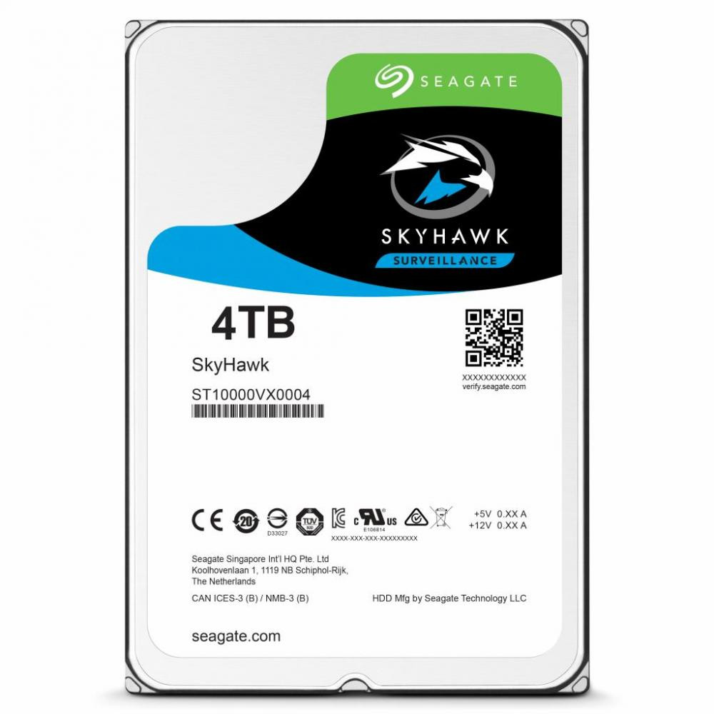Накопитель HDD SATA 4.0TB Seagate SkyHawk Surveillance 256MB (ST4000VX013)