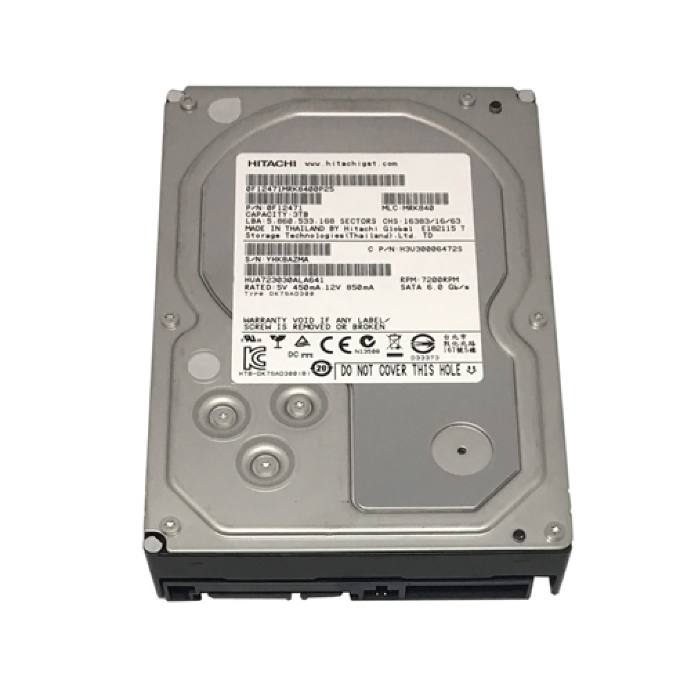 Накопичувач HDD SATA 3.0TB Hitachi (HGST) UltraStar 7K3000 7200rpm 64MB (HUA723030ALA641)