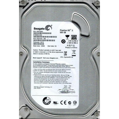 Накопичувач HDD SATA 500GB Seagate Pipeline HD 5900rpm 16MB (ST3500414CS) Ref