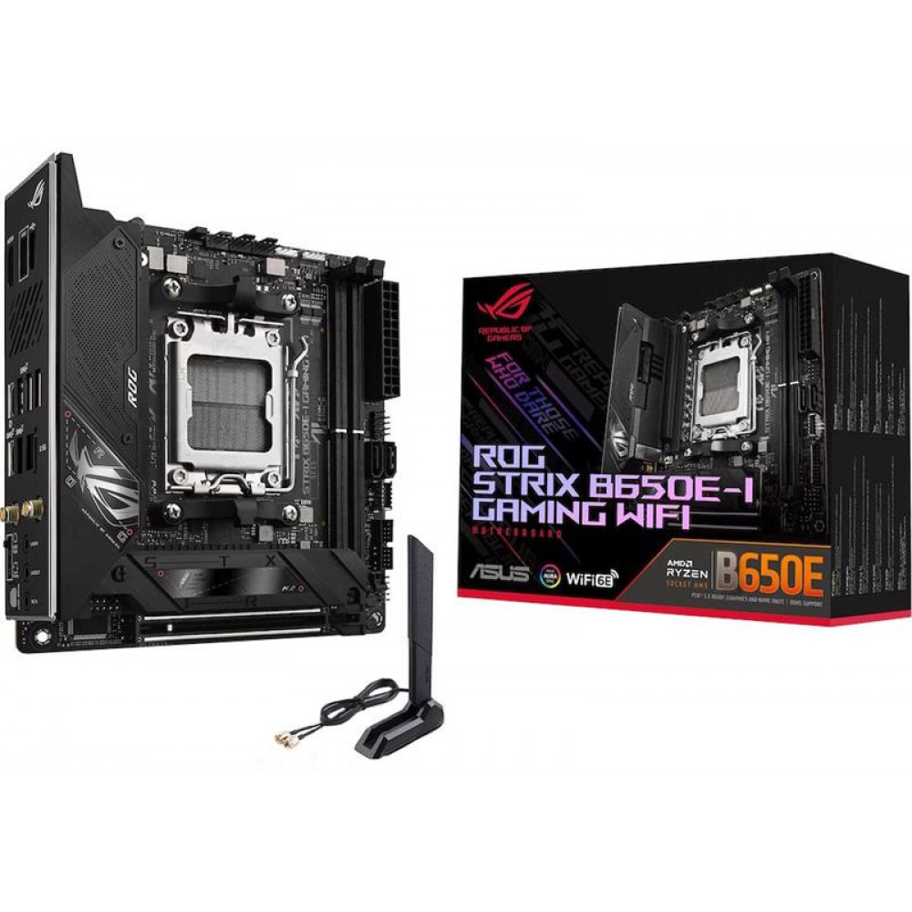 Материнська плата Asus ROG Strix B650E-I Gaming WiFi Socket AM5