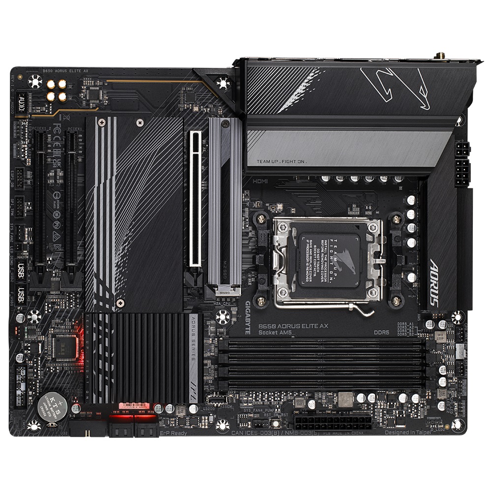 Материнская плата Gigabyte B650-M Aorus Elite AX Socket AM5