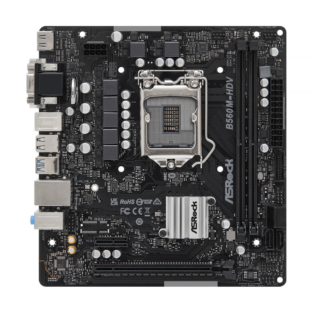 Материнская плата ASRock B560M-HDV R3.0 Socket 1200