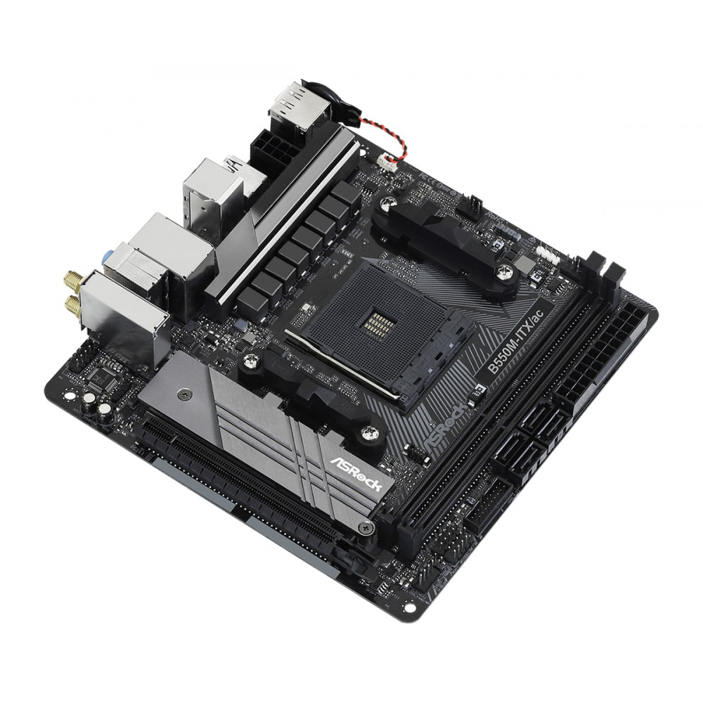 Материнская плата ASRock B550M-ITX/AC Socket AM4