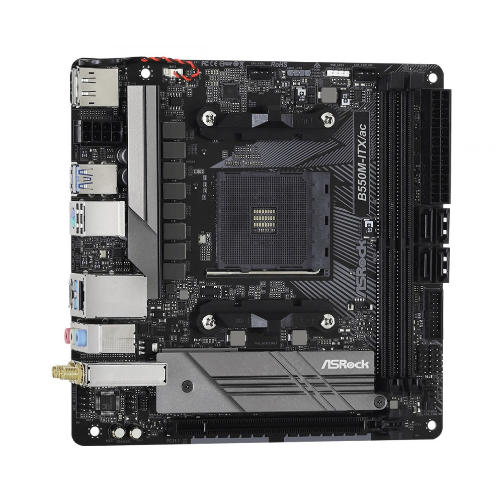 Материнская плата ASRock B550M-ITX/AC Socket AM4