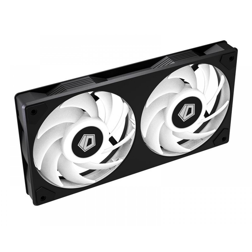 Вентилятор ID-Cooling Icefan 240 ARGB, 245x125x27мм, 3-pin, 4-pin PWM, чорний