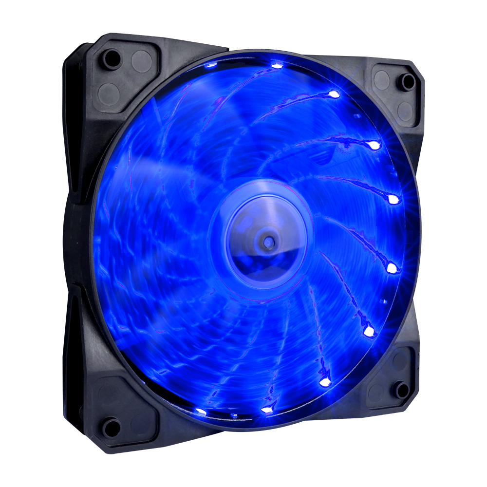 Вентилятор 1stPlayer A1-15LED Blue bulk; 120х120х25мм, 3-pin