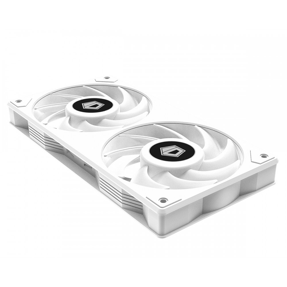 Вентилятор ID-Cooling Icefan 240 ARGB Snow, 245x125x27мм, 3-pin, 4-pin PWM, белый