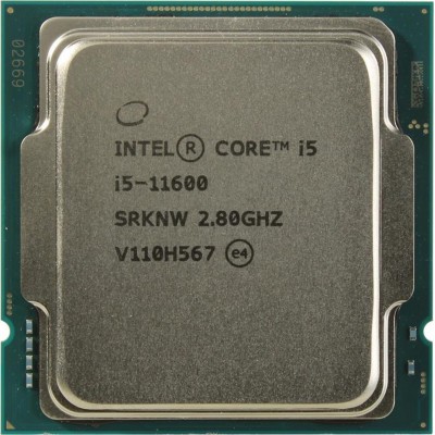 Процесор Intel Core i5 11600 2.8GHz (12MB, Rocket Lake, 65W, S1200) Tray (CM8070804491513)