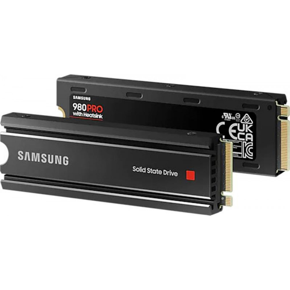 Накопитель SSD 2ТB Samsung 980 PRO M.2 2280 PCIe 4.0 x4 NVMe V-NAND MLC (MZ-V8P2T0CW)