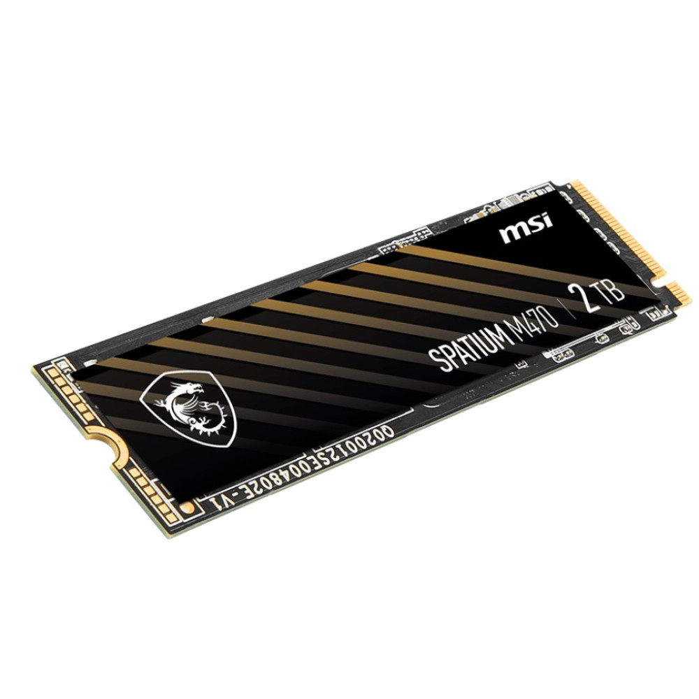 Накопитель SSD 2TB MSI Spatium M470 M.2 2280 PCIe 4.0 x4 NVMe 3D NAND TLC (S78-440Q470-P83)