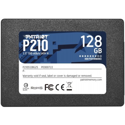 Накопичувач SSD 128GB Patriot P210 2.5" SATAIII TLC (P210S128G25)