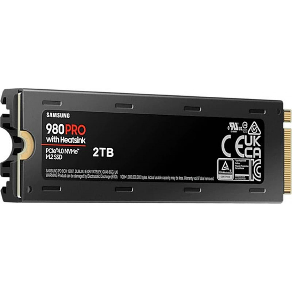 Накопитель SSD 2ТB Samsung 980 PRO M.2 2280 PCIe 4.0 x4 NVMe V-NAND MLC (MZ-V8P2T0CW)