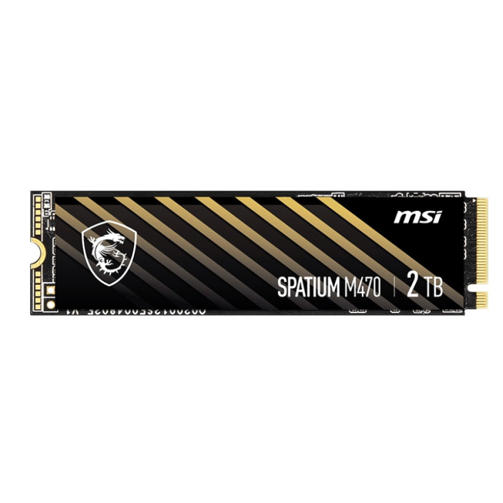 Накопитель SSD 2TB MSI Spatium M470 M.2 2280 PCIe 4.0 x4 NVMe 3D NAND TLC (S78-440Q470-P83)
