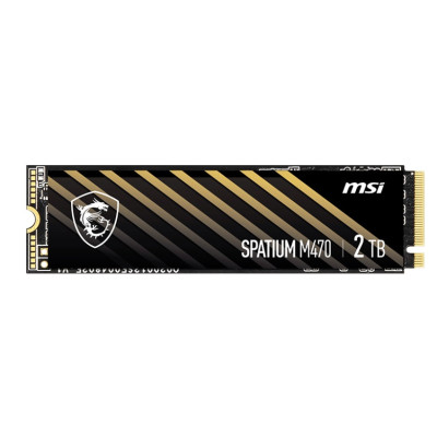 Накопитель SSD 2TB MSI Spatium M470 M.2 2280 PCIe 4.0 x4 NVMe 3D NAND TLC (S78-440Q470-P83)
