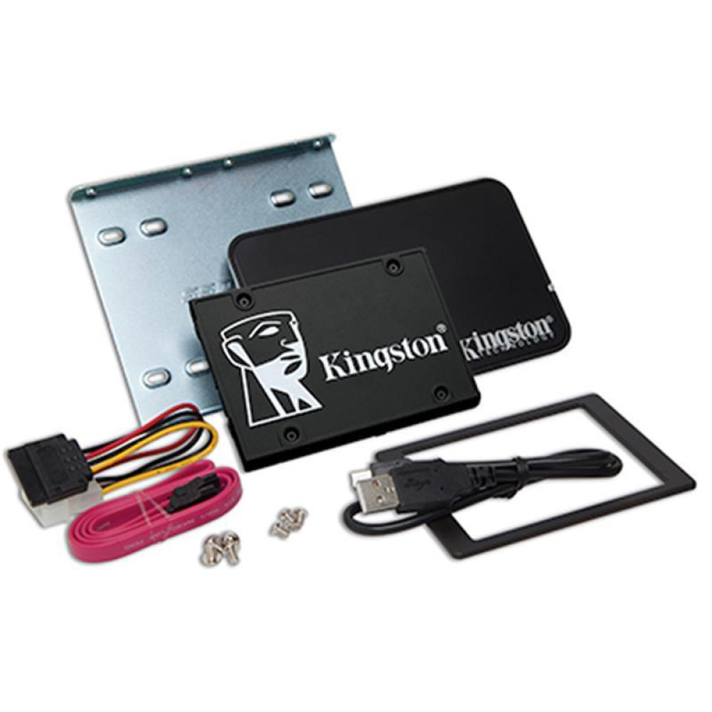 Накопитель SSD 256GB Kingston KC600 2.5" SATAIII 3D TLC (SKC600B/256G) Bundle Box