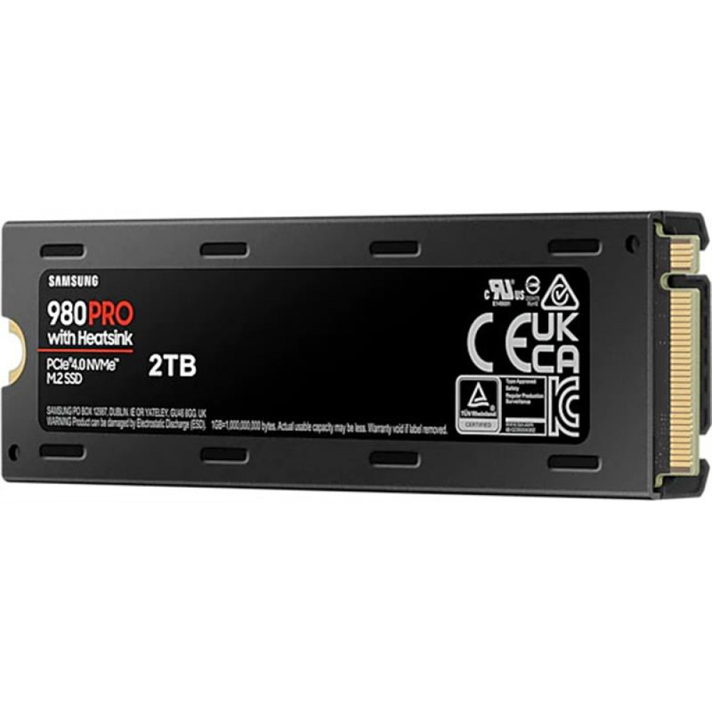Накопитель SSD 2ТB Samsung 980 PRO M.2 2280 PCIe 4.0 x4 NVMe V-NAND MLC (MZ-V8P2T0CW)