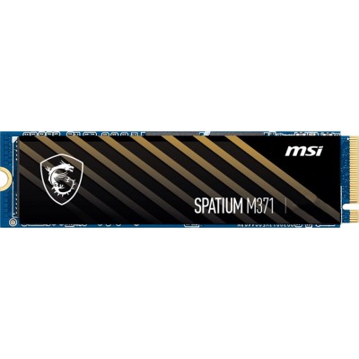 Накопичувач SSD 500GB MSI Spatium M371 M.2 2280 PCIe 4.0 x4 NVMe 3D NAND TLC (S78-440K160-P83)