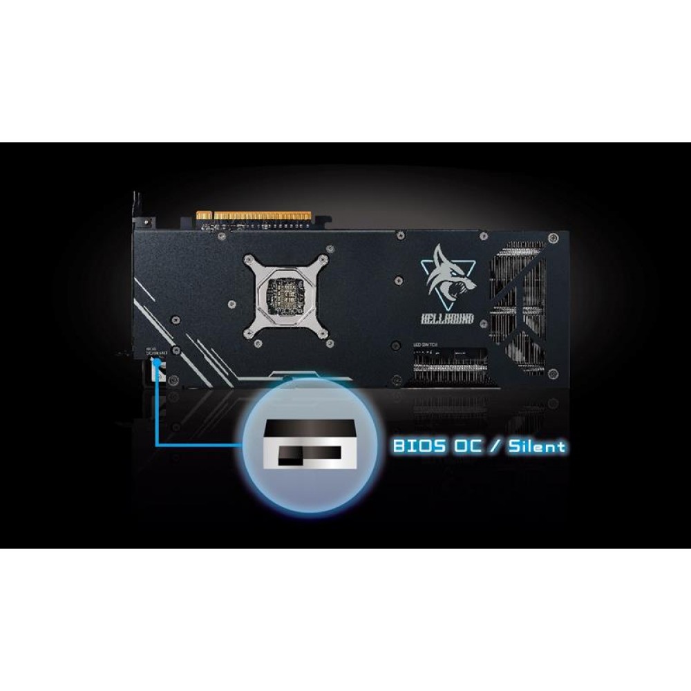 Відеокарта AMD Radeon RX 7800 XT 16GB GDDR6 Hellhound PowerColor (RX 7800 XT 16G-L/OC)