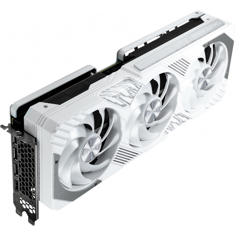 Видеокарта GF RTX 4070 Ti 12GB GDDR6X GamingPro OC White Palit (NED407TV19K9-1043W)