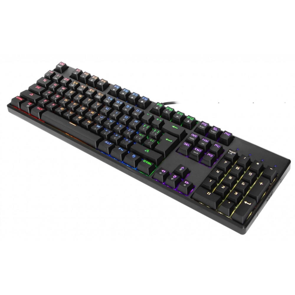 Клавіатура Motospeed CK107 Outemu Blue RGB Ukr Black (mtk96mb)