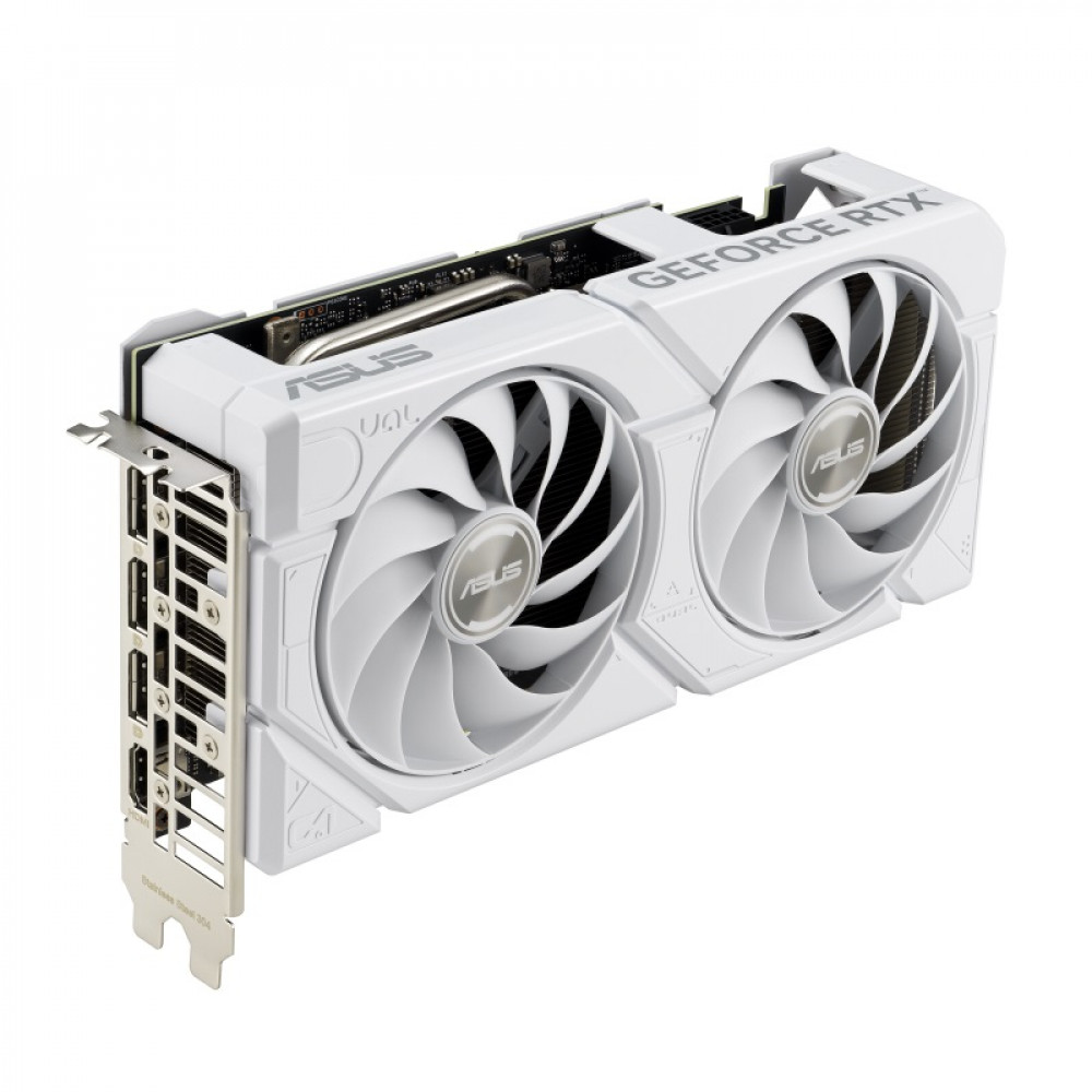 Відеокарта GF RTX 4070 Super 12GB GDDR6X Dual EVO White OC Asus (DUAL-RTX4070S-O12G-EVO-WHITE)