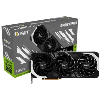 Відеокарта GF RTX 4080 Super 16GB GDDR6X GamingPro Palit (NED408S019T2-1032A)