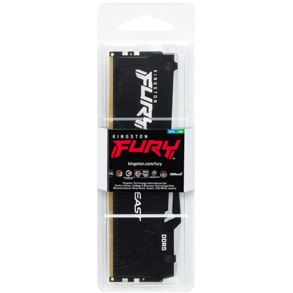 Модуль памяти DDR5 16GB/6000 Kingston Fury Beast RGB (KF560C30BBA-16)