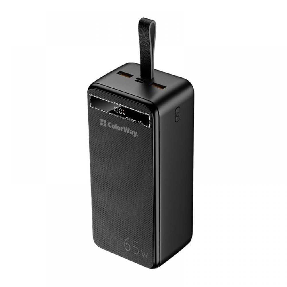 Универсальная мобильная батарея ColorWay Powerful 40000mAh Black (CW-PB400LPA4BK-PDD)