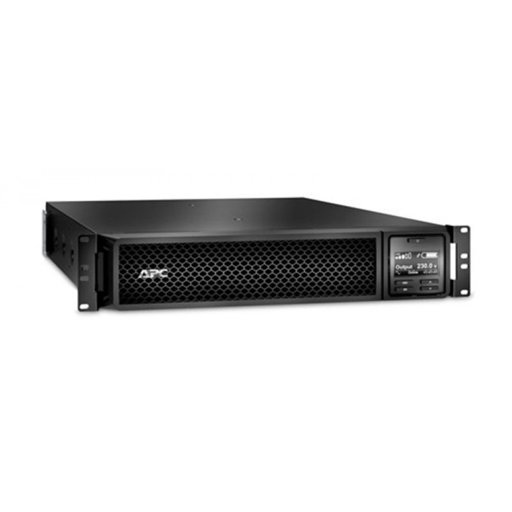 ИБП APC Smart-UPS SRT 3000VA RM LCD, Online, 10 х IEC, USB, RJ-45, металл (SRT3000RMXLI)