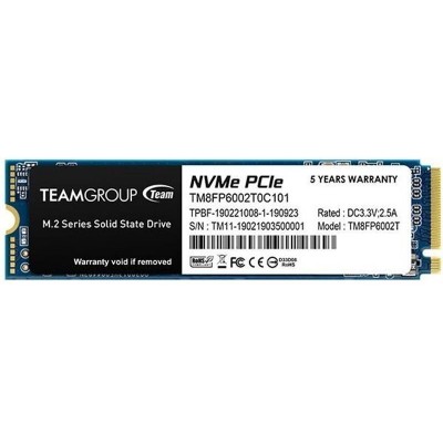 Накопичувач SSD 2TB Team MP33 M.2 2280 PCIe 3.0 x4 3D TLC (TM8FP6002T0C101)