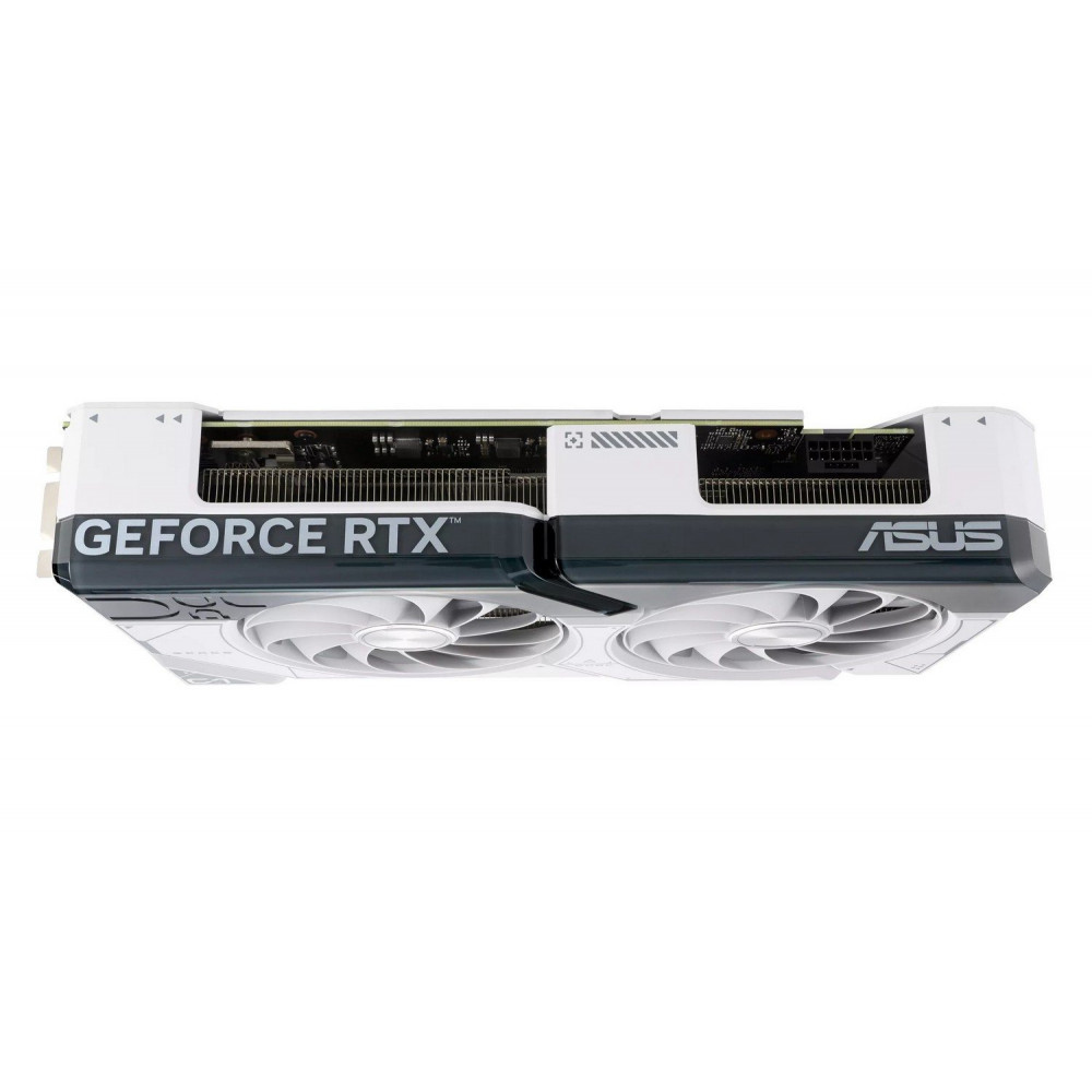 Відеокарта GF RTX 4070 Super 12GB GDDR6X Dual White Asus (DUAL-RTX4070S-12G-WHITE)