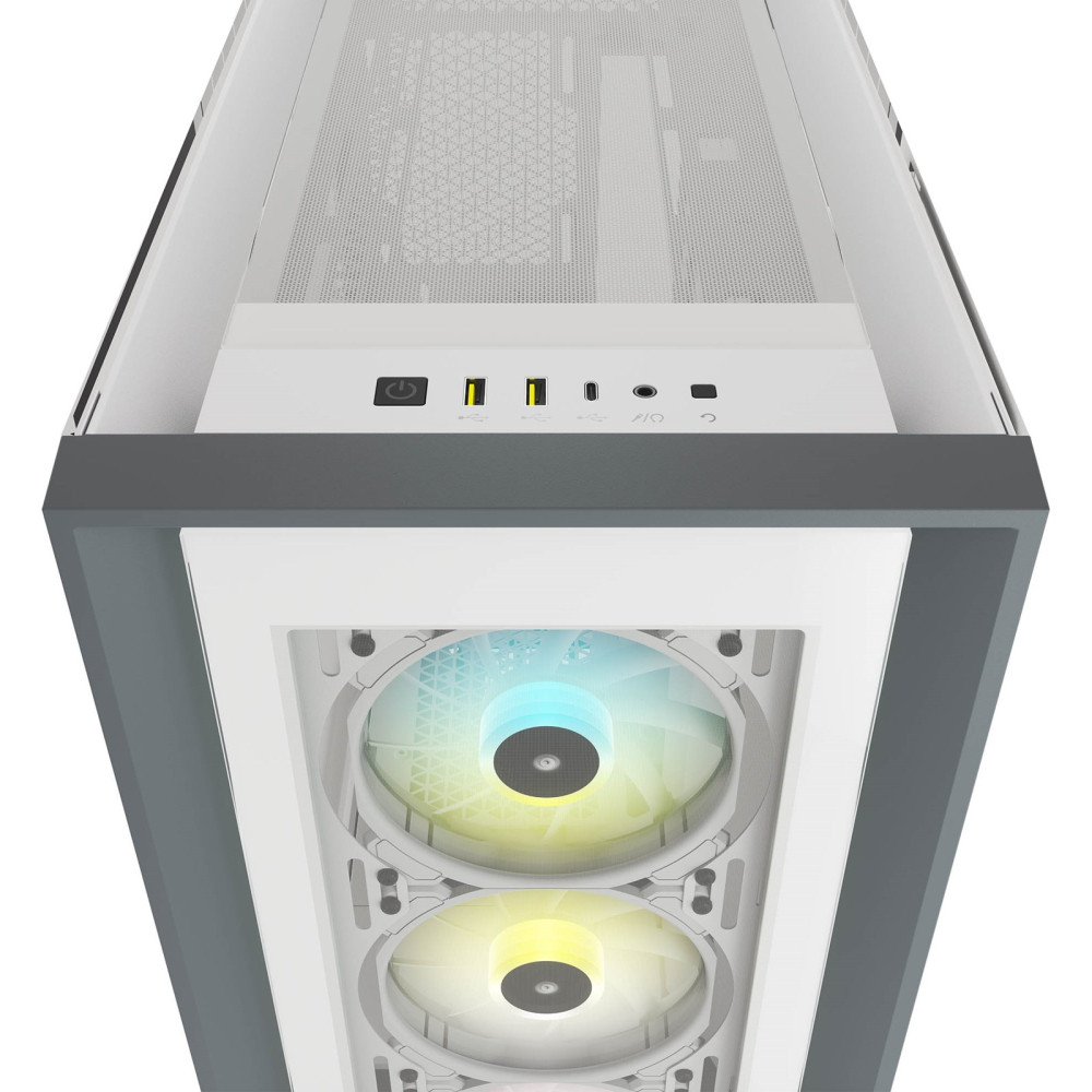 Корпус Corsair iCUE 5000X RGB Tempered Glass White (CC-9011213-WW) без БП