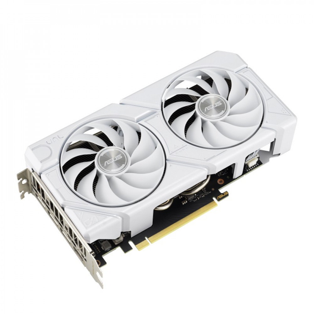 Видеокарта GF RTX 4070 Super 12GB GDDR6X Dual EVO White OC Asus (DUAL-RTX4070S-O12G-EVO-WHITE)