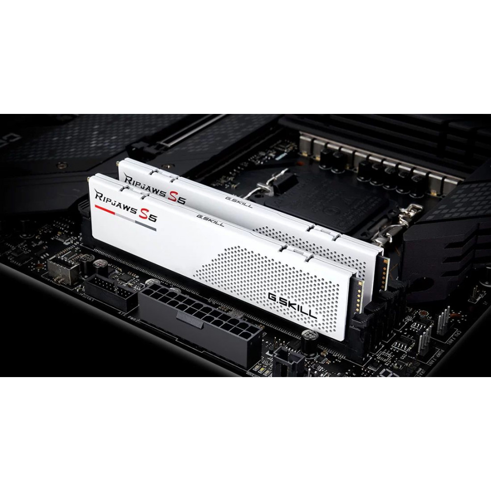 Модуль памяти DDR5 2x16GB/5600 G.Skill Ripjaws S5 White (F5-5600J3036D16GX2-RS5W)