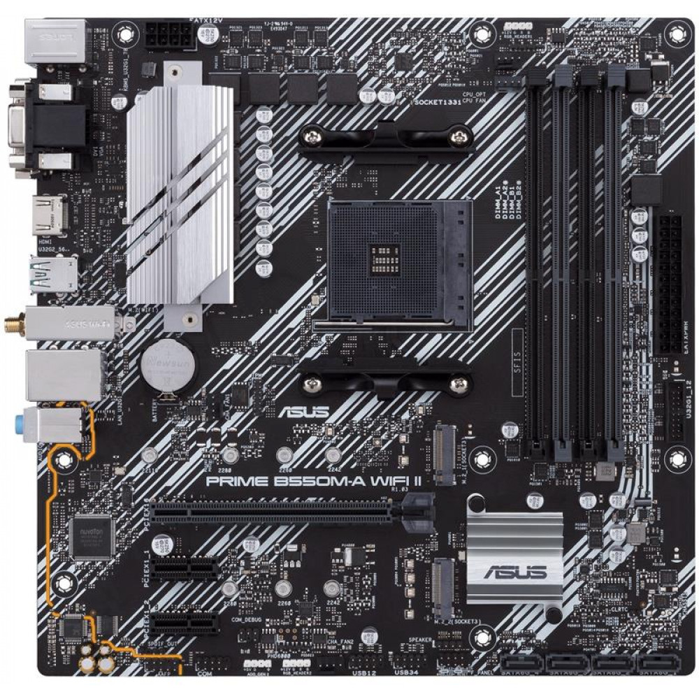 Материнська плата Asus Prime B550M-A WIFI II Socket AM4