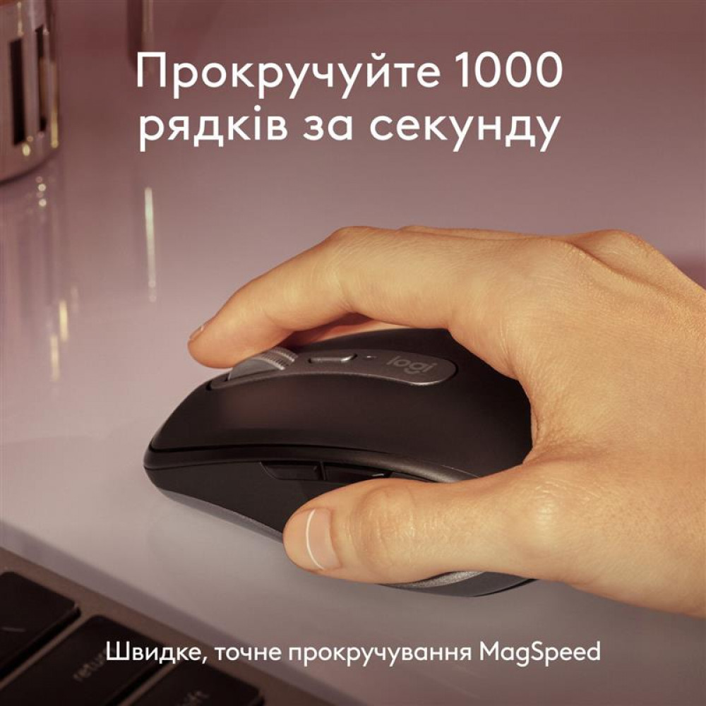 Мышь беспроводная Logitech MX Anywhere 3S для Mac Space Grey (910-006947)