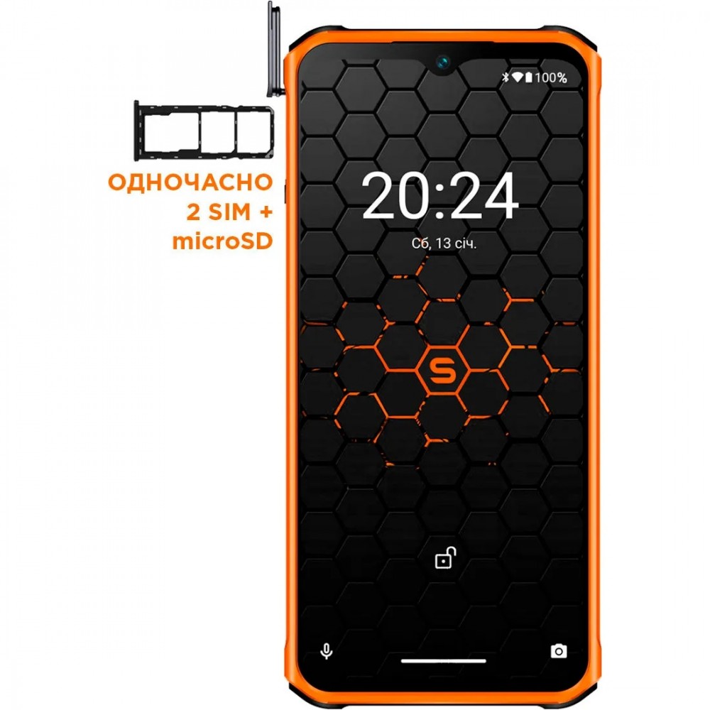 Смартфон Sigma mobile X-treme PQ56 Dual Sim Black/Orange