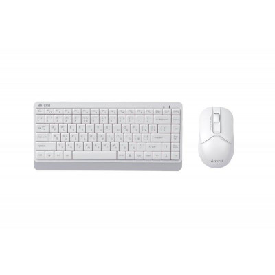 Комплект (клавиатура, мышка) беспроводной A4Tech FG1112S White USB