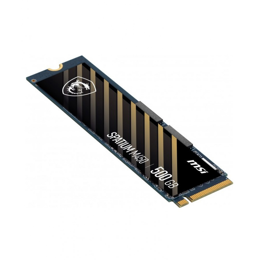 Накопитель SSD 500GB MSI Spatium M450 M.2 2280 PCIe 4.0 x4 NVMe 3D NAND TLC (S78-440K220-P83)