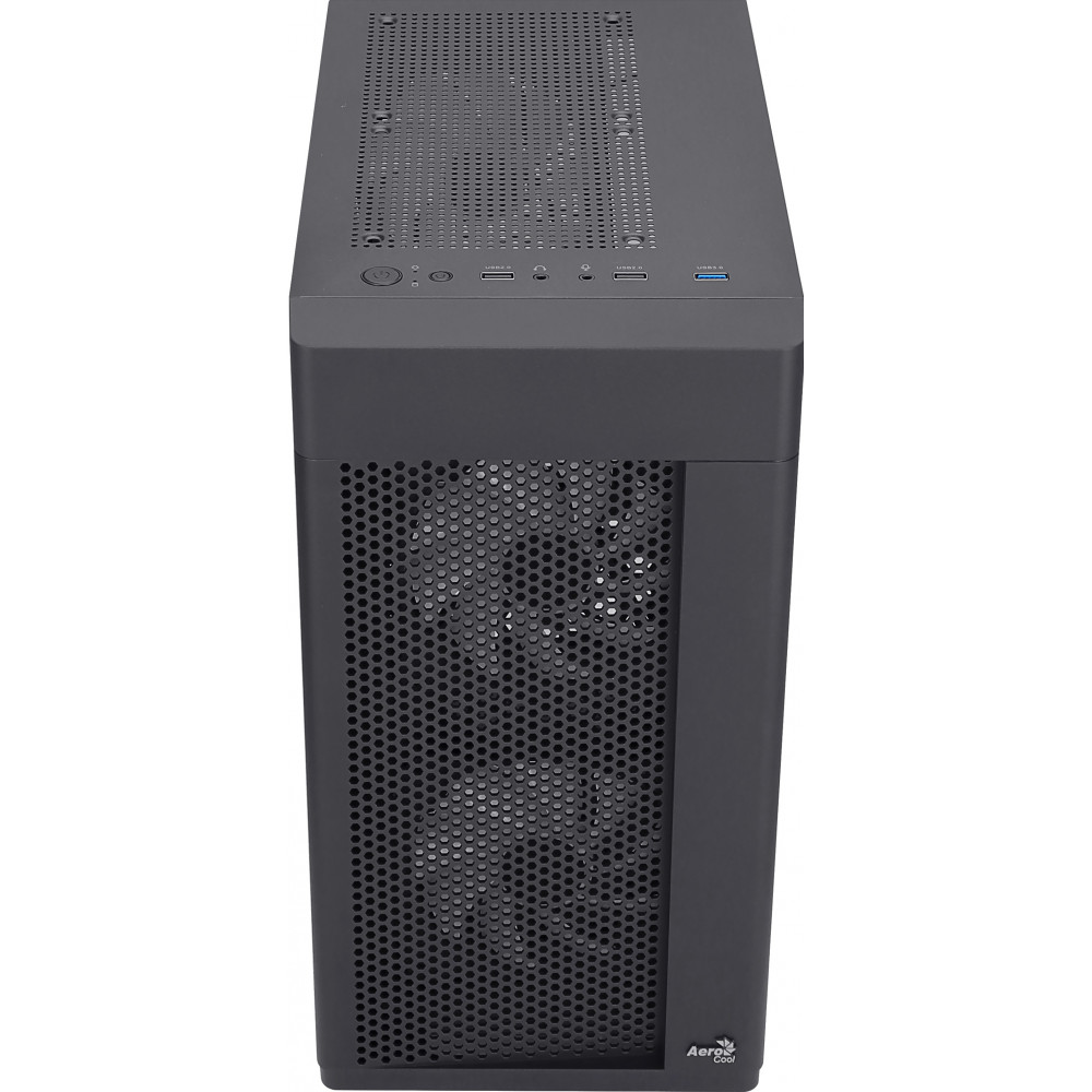 Корпус AeroCool Hexform-G-BK-v2 (ACCX-PV38002.11) Black + БП VX Plus 500 500W