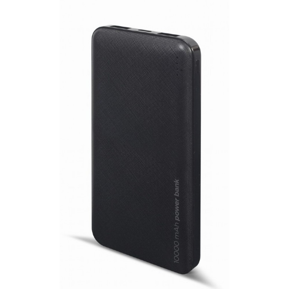 Універсальна мобільна батарея Gembird 10000mAh Black (PB10-02)