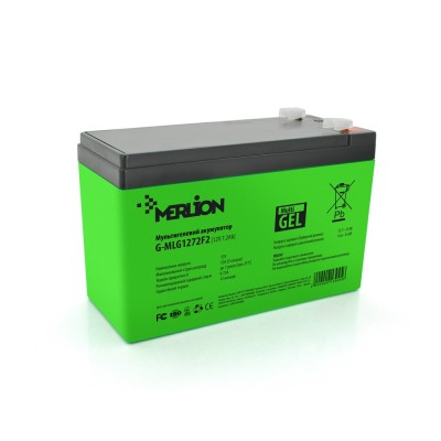 Аккумуляторная батарея Merlion 12V 7.2AH Green (G-MLG1272F2/13945) AGM